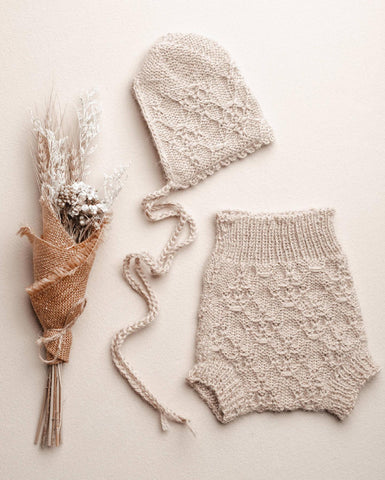 'Bellingen' Vintage Knit Alpaca Bloomers - Oatmeal