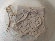 'Thora' Vintage Style Lace Bloomers - Feather - Newborn